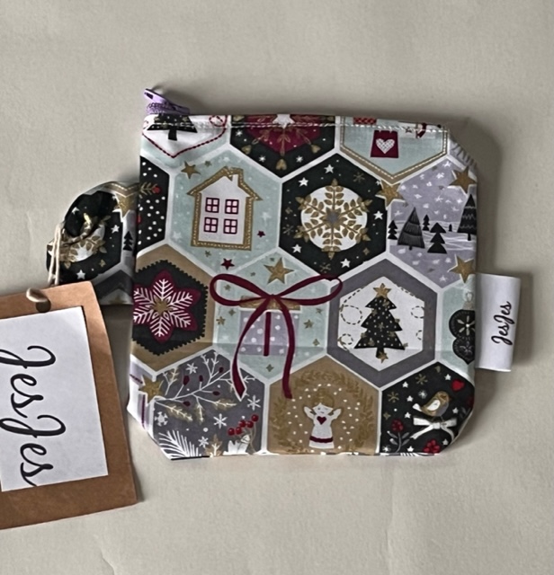 Etui 'Kerst' hexagon